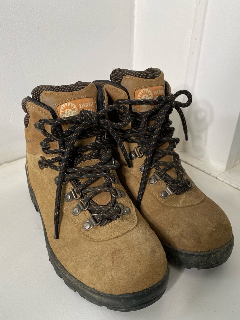 Earth Spirit Waterproof Suede Hiking Boots